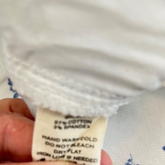 Altard State White & Blue Floral Flared Pants XL NEW - Picture 5 of 6